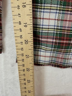 LL Bean Kids Pajama Pants Small 8 Red Plaid PJ Sleep Boys