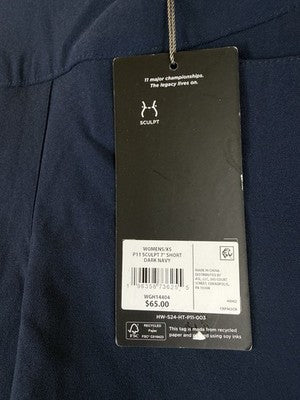 Walter Hagen Golf Shorts XS Womens Pull On Navy Blue Sculpt Lady New NWT