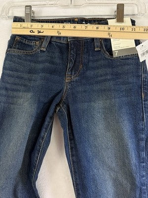 Gap Kids Girlfriend Jeans 7 Girls Dark Wash Blue New NWT