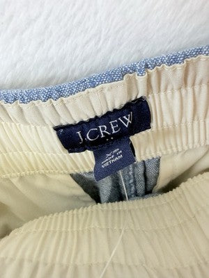 J Crew Shorts XS Mens 6” Drawstring Blue Linen Cotton Pockets New NWT