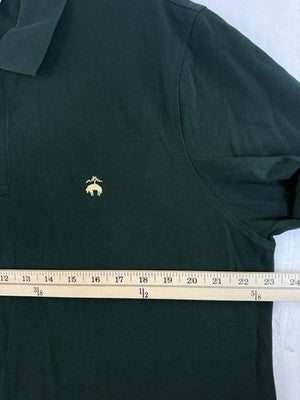 Brooks Brothers Performance Polo Short XL Green Short Sleeve Mens