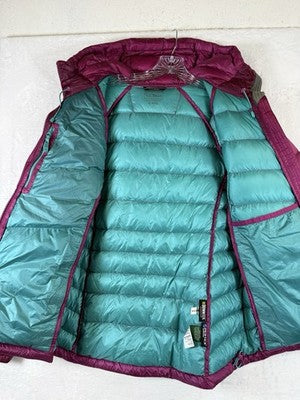 LL Bean 850 Down Jacket Womens Small Fuschia Pink Down Puffer Coat