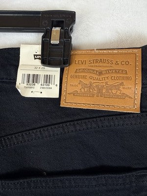 Levis Ribcage Straight Ankle Jeans 32 Womens 32x29 Black Levi’s New NWT