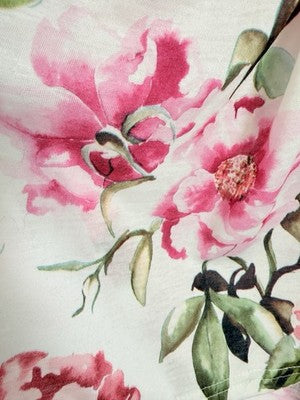 Show Me Your Mumu Robe Floral Belted Womens OSFA Pink Brie Garden of Blooms