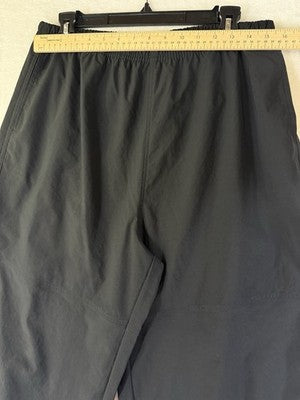 Offline By Aerie Nice Moves Barrel Pants Black Medium Short Womens Pull On