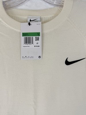 Nike Tour Womens Golf Sweater XL Ivory Top Long Sleeve New NWT