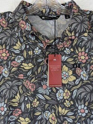 Travis Mathew Golf Polo Shirt Small Men Travis Mathew Featherweight Heater New