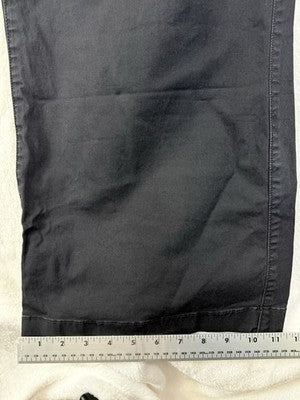 Gap High Rise Stride Khakis Pants 14 Tall Womens Black New NWT Straight Leg 14T