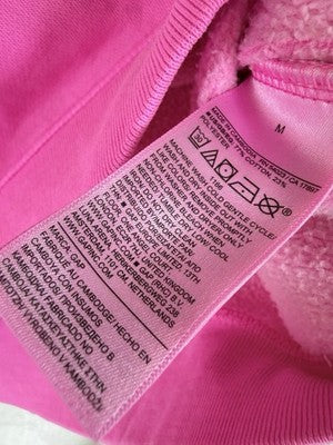 Gap Vintage Soft Wedge Crewneck Sweatshirt Medium Women Pink Long Sleeve Top New