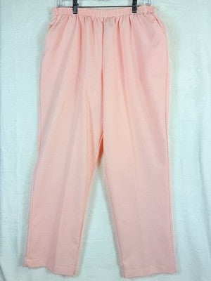 Blair Women’s Clothing Jacket Pants Large Petite Pink Seersucker Outfit Lot Set