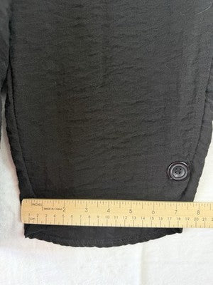 Habitat Clothes To Live In XL Cropped Pants Black Artsy Art To Wear Womens