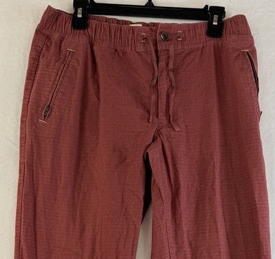 LL Bean Explorer Ripstop Pants Mens Medium 32” Clay Red Comfort Waist 513220