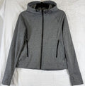 Gap Fit All Elements Hoodie Small Womens Gray Long Sleeve Full Zip Jacket GapFit