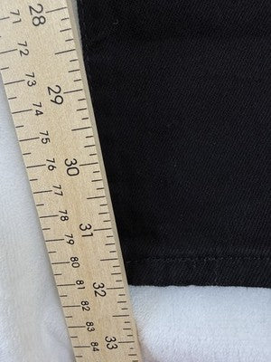 Levis 501 Jeans Mens Button Fly 33x32 Black Original Stretch New NWT