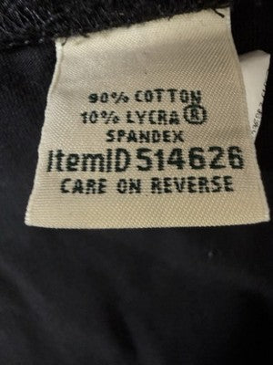 LL Bean Perfect Fit Pants Large Womens Black Knit Pull On