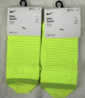 Nike Spark Running Socks No Show Lot 2 Pairs Men 8-9.5 Women 9.5-11 Large New
