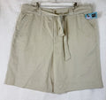 Lee Riders Casuals Shorts 20W Khaki Chino Tan Vintage Y2K Deadstock 8.5” New NWT