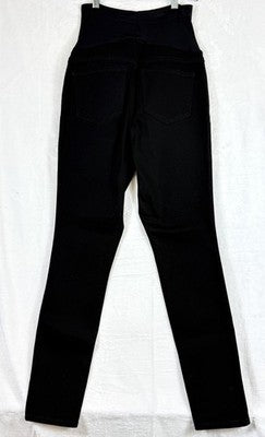 Old Navy Maternity Jeans 10 Long Black Wow Skinny Full Panel Denim New NWT