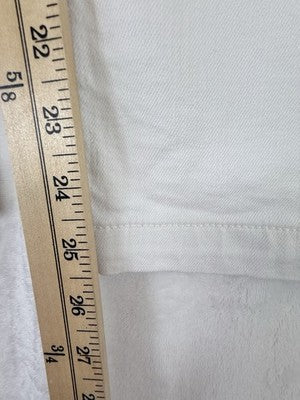 Gap High Rise Stride Ankle Jeans 27 4 Petite White Denim Womens New NWT