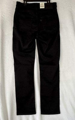 Levis 724 High Rise Slim Straight 29 Womens Black 29x30 Levi’s New NWT
