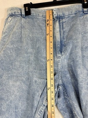 Gap 365 Denim High Rise Shorts XL Tall Women Ultrasoft Blue Bermuda 12” New NWT