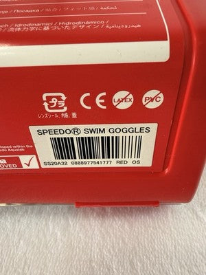 Supreme X Speedo Swim Goggles SS20 Fastskin Pure Focus Red New