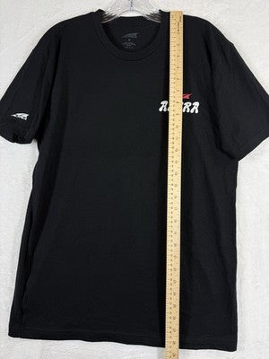 Altra Running T Shirt Men Medium Black Short Sleeve Stay Out There Crew Neck Tee