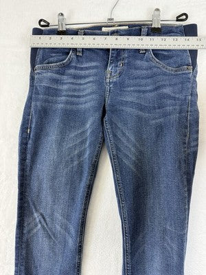 Current Elliott Hatch Maternity Jeans 25 Under Bump Blue Denim Women $150