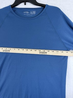 Reel Life Womens Large Top Blue Jax Beach Fishing Long Sleeve UV Shirt