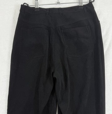 Vintage Talbots Pants 6 Black High Rise Microfiber 5 Pocket Womens