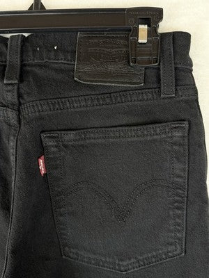 Levis Wedgie Straight 23 Jeans Womens Black 23x28 Button Fly Levi’s