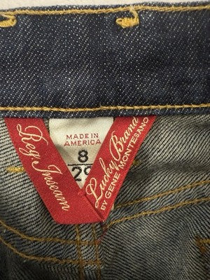 Lucky Brand Jeans Womens 8 29 Classic Rider Dark Blue Denim
