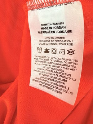 Nike Mens Miler T Shirt Small Running Orange Short Sleeve Dri Fit New NWT