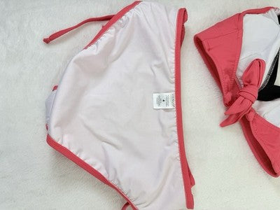 Venus Bikini Set Small Halter Top 6 Bottoms 4 Coral Pink Swimsuit Swim