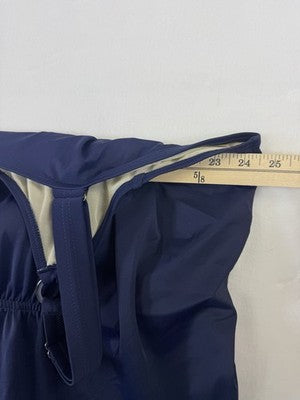 Swimsuits For All Tankini Top 34 Womens Navy Blue Plus Size Swim New NWT