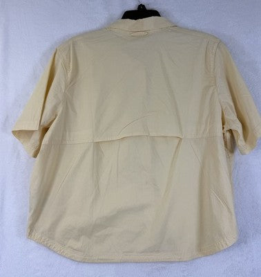 Columbia Shirt Women Large Top Brea Falls Short Sleeve Hiking Fishing New NWT