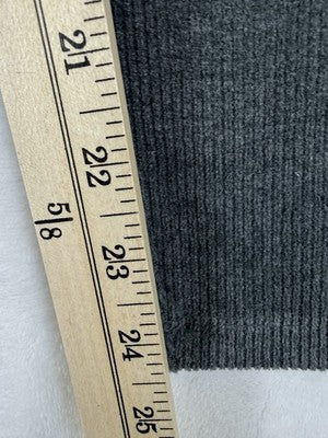 Lands End Corduroy Leggings Large Petite Gray Pull On Womens LP