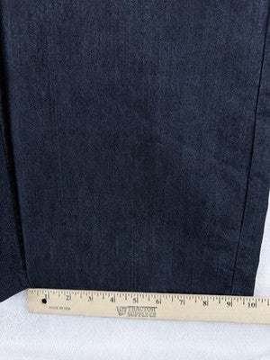 Dockers Womens Pants 14 Medium Denim Trousers Jeans Dark Blue Straight Leg
