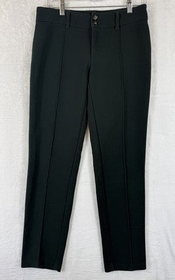 Anthropologie Pants Women 4 Cartonnier Green Seamed Mid Rise