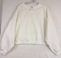 Gap Vintage Soft Wedge Sweatshirt Large Petite Women Off White Top Crew Neck New