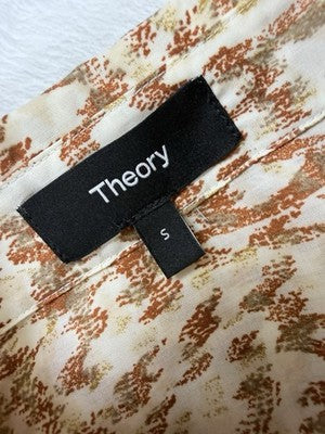 Theory Tops Women Small Button Up Shirt Long Sleeve