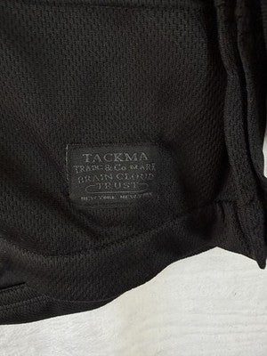 Tackma 2xL Mens Jersey Black Shirt Logo Long Sleeve Hip Hop Streetwear New NWT