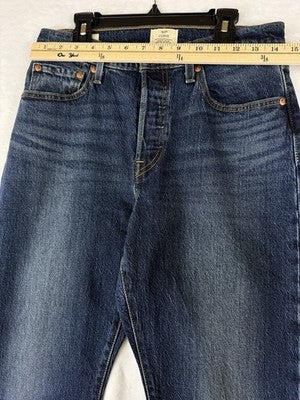 Levis 501 Curve Jeans 29 Womens Blue 29x30 Button Fly Mid Rise Levi’s