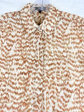 Theory Tops Women Small Button Up Shirt Long Sleeve
