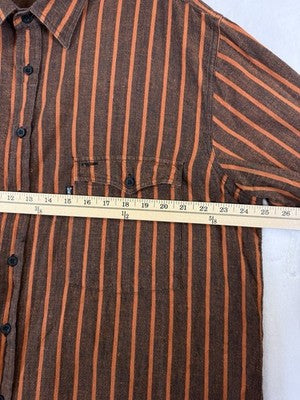 Vintage Levis Shirt XL Sutter Creek Button Up Orange Gray Mens