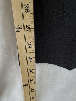 Eileen Fisher Pants Medium Stretch Crepe Straight Leg Pull On Gray Womens