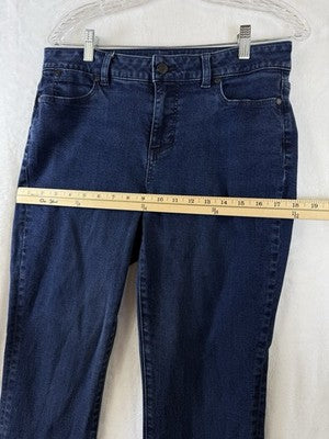Talbots Jeans 10 Petite Heritage Ankle Blue 10P Womens