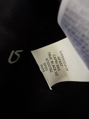 Gap Fit Capri GFast Leggings Large Black Womens Workout GapFit