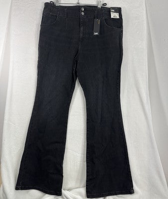 Lee Jeans Slim Bootcut Black 18 Womens Heritage Denim 18M NWT