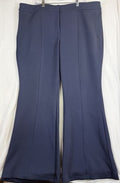 Lane Bryant The Journey Flare Pants 24 Navy Blue Knit Stretchy Plus Size New NWT
